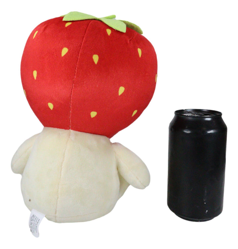 Red Yummy Ichigo Strawberry Furrybones Skeleton Plush Toy Doll 9"H Furry Bones