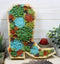 Southwestern Desert Cactus Succulent Flowers Cowboy Boot Wall Plaque Decor Art