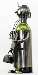 General Doctor Physician On Duty Hand Made Metal Wine Bottle Holder Caddy Decor