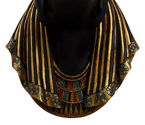Ebros Egyptian Deity Anubis God Of Afterlife Bust Wall Plaque 15.5"H Figurine - Ebros Gift