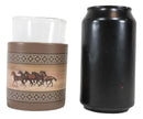 Ebros Western Wild Horses Southwest Navajo Vectors Bathroom Rinse Cup Tumbler Holder