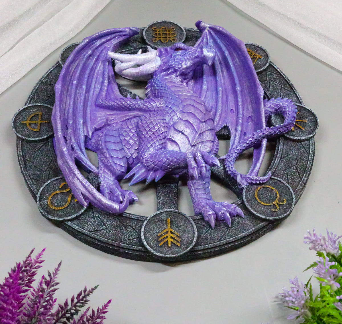 Samhain Drake Hallows Eve Wheel of The Year Sabbats Of The Dragon Wall Decor