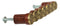 Ebros Western Shotgun Shell Casing Drawer Cabinet Pull Knobs Hardware Pack of 4