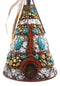 Southwestern Indian Teepee Hut Dreamcatcher Feathers Turquoise Rocks Table Lamp