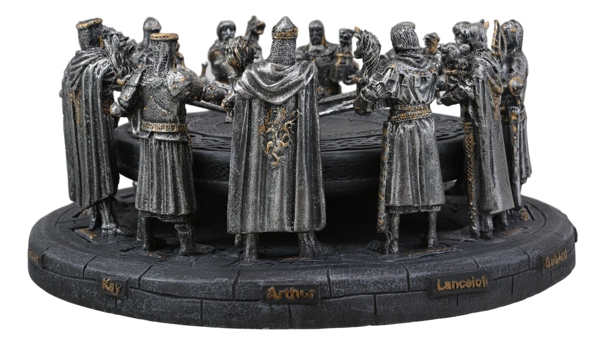 Ebros King Arthur and The Knights of The Round Table Decorative Statue 11" Wide - Ebros Gift