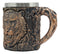 Ebros Bengal Tiger Coffee Mug Textured With Rustic Tree Bark Design 12oz