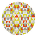 Frank Lloyd Wright Textile Taliesin West Yellow Ceramic Dessert Plates Pack Of 4