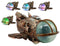 Steampunk Universe Space Exploration Spaceship Collectible Fantasy Figurine