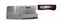 Ebros Gift Chinese Chopping Cleaver Butcher Multipurpose Knife Made in Japan