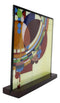 Frank Lloyd Wright Colorful March Balloons Stained Glass Wall Or Desktop Plaque