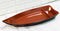 Pack Of 2 Plastic Lacquer Red Omakase Sushi Boat Serving Plate Platter 15"Long