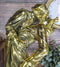 Unconditional Surrender Bronzed Navy Sailor Kissing Nurse Statue World War 2