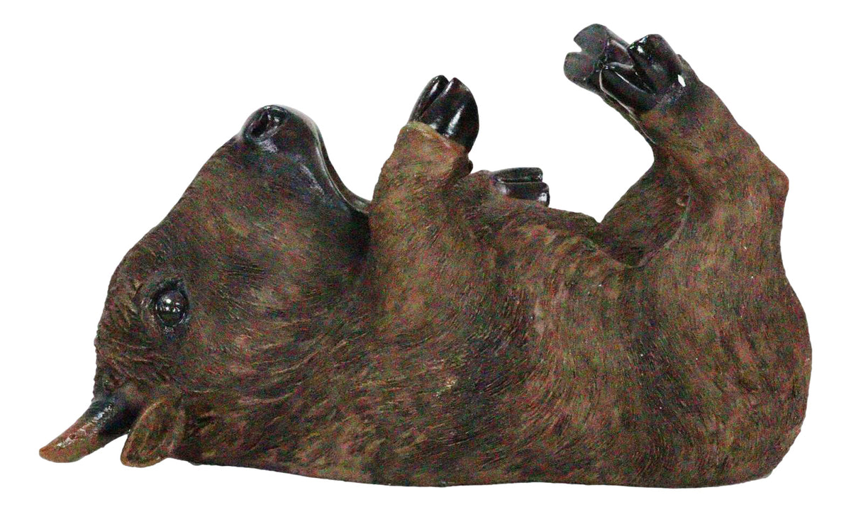 Kitchen Party Decor Drunk Buffalo Bison Wine Holder Rack Figurine Sculpture