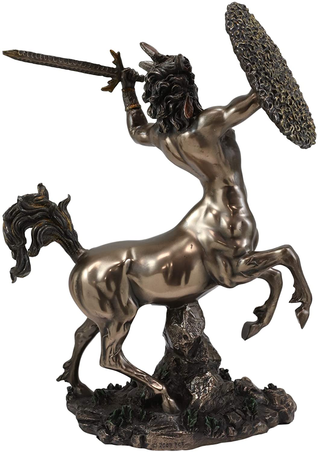 Ebros Greek Centaur Charging with Sword and Shield Statue 11.5" Tall Figurine - Ebros Gift