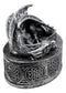 Oval Celtic Knotwork Mythical Sleeping Dragon Decorative Box Trinket Jewelry Box