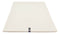15"L Large White Double Wall Ceramic Rectangular Serving Plate Dish Platter