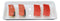 Japanese Raw Sushi Preparation Storage White Neta Zara Melamine Plates Set of 6