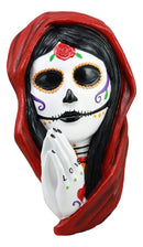 Ebros Day Of The Dead Lady Of Death Wall Decor Figurine 15.5"Tall La Dama De La Muerte Sugar Skull 3D Wall Plaquev