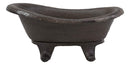 Cast Iron Rustic Bronze Bathtub Miniature 8"L As Tray Or Dish for Bar Soap Coins
