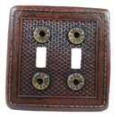 Pack of 2 Western 12 Gauge Shotgun Shells Double Toggle Switch Wall Plate Covers