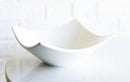 Pack Of 6 Contemporary White Quad Cornered 12oz Rice Soup Sauce Porcelain Bowls