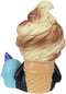 Ebros Furry Bones Sweet Tooth Ice Cream Swirl On Sugar Cone Skeleton Figurine