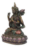 Avalokiteshvara Kuan Yin Seated On Lotus Throne Statue 6"H Infinite Compassion