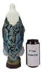 Our Lady of Graces With Miraculous Miracle Medals Statue In Fabric Linen Garment