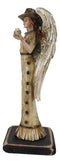 Rustic Western Cowgirl Angel Wearing Cowboy Hat With Dove In Her Hand Figurine