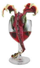 Drunken Red Wine Spirit Dragon Statue Medieval Renaissance Fantasy Decor Figure