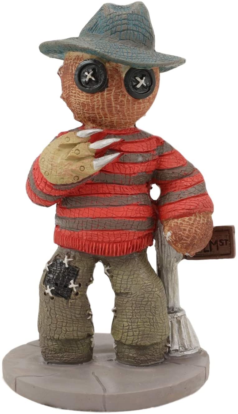 Ebros Pinheadz Monster with Voodoo Stitches Figurine 4.25"H (Freddy Krueger)