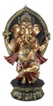 Ebros Large 28.5" Tall Hindu Supreme God Dancing Avatar Nritya Ganesha Chaturthi in Yoga Pose Statue Elephant Deity Patron of Success Arts and Wisdom Hinduism Vastu Altar Decorative