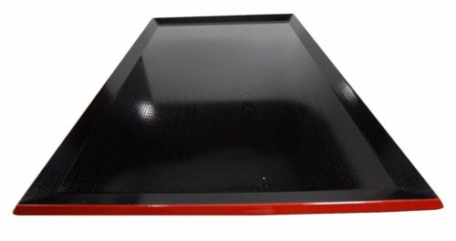 Japanese Large Lacquered Plastic Serving or Display Platter Tray 17.75" by 13"