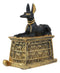 Ebros Egyptian God Hieroglyphic Anubis Dog Egyptian Miniature Cartouche Box