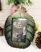 Green Southwestern Native Indian Butterfly Spotted Feather Picture Frame 4"X6"