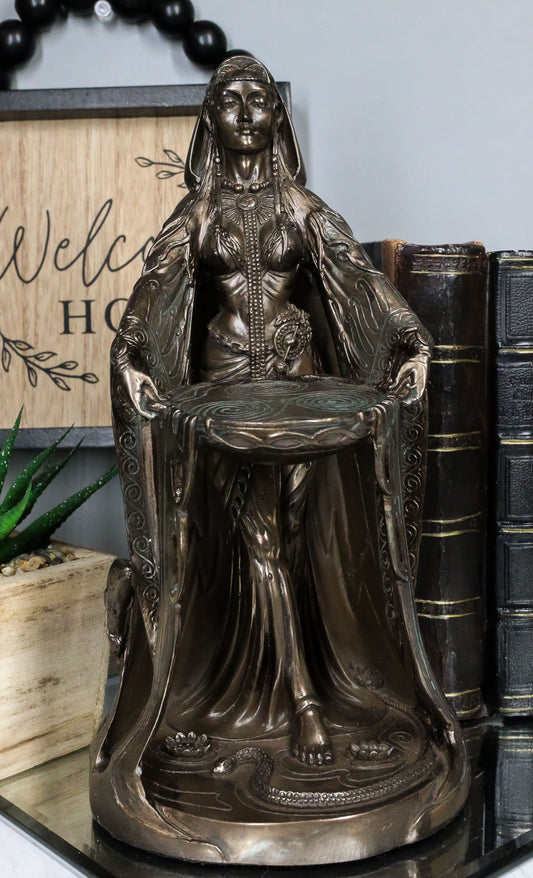 Celtic Triple Goddess Danu Figurine Don Statue Divine Source Feminism Wisdom