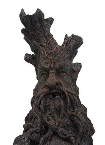 Ebros Ancient Greenman Spirit Incense Burner Holder Aroma Scent Figurine 10.5"H - Ebros Gift