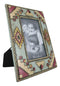 Set Of 2 Southwestern Indian Aztec Diamond Vectors Geometry 4"X6" Picture Frames