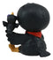 Large Furrybones Raven Suit Leopold Skeleton Statue 3.5"H Raven Crow Furry Bones