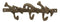 Ebros Cast Iron Nautical Cajun Creole Trio Lobster Pincers Wall Hooks Racks 9.75" Long Coastal Southwestern Rustic Vintage Hanger Wall Mount Coats Hats Keys Hook Decor Maine Crawfish Crayfish Boil