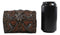Ebros Kraken Octopus Pirate Haunted Chained Skull Treasure Chest Jewelry Box 5"L