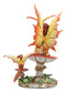 Amy Brown Pretty Summer Fairy On Toadstool Mushroom With Fox Pixie Fairy Statue