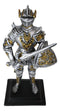 Royal Dragon Order Medieval Swordsman Knight Figurine Suit of Armor Coat Of Arms