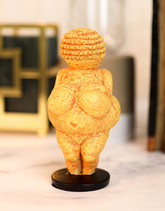 Venus of Willendorf Reproduction Paleolithic Period Art 4.75" Tall Figurine - Ebros Gift