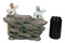 Miniature Fairies & Unicorns With Mountain Waterfall of Youth Display Figurine