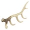 Ebros Rustic Hunters 6 Point Stag Deer Antler Rack Wall Hooks Decor Plaque 24"W