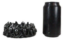 Ebros Gift Arch Devil Skull Face Fire Hell Bone Spiral Cigarette Ashtray Resin Figurine
