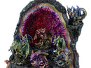 Ebros 12 Miniature Dragons with Color Changing LED Light Display Cave Statue - Ebros Gift