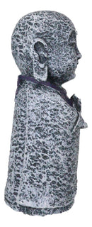 Ebros Japanese Namaste Praying Jizo Monk with Purple Bib Statue 4.75" H Figurine