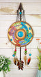 Boho Chic 2 Lizards Turquoise Rock Moon Spirit Arrow Dreamcatcher Wall Decor